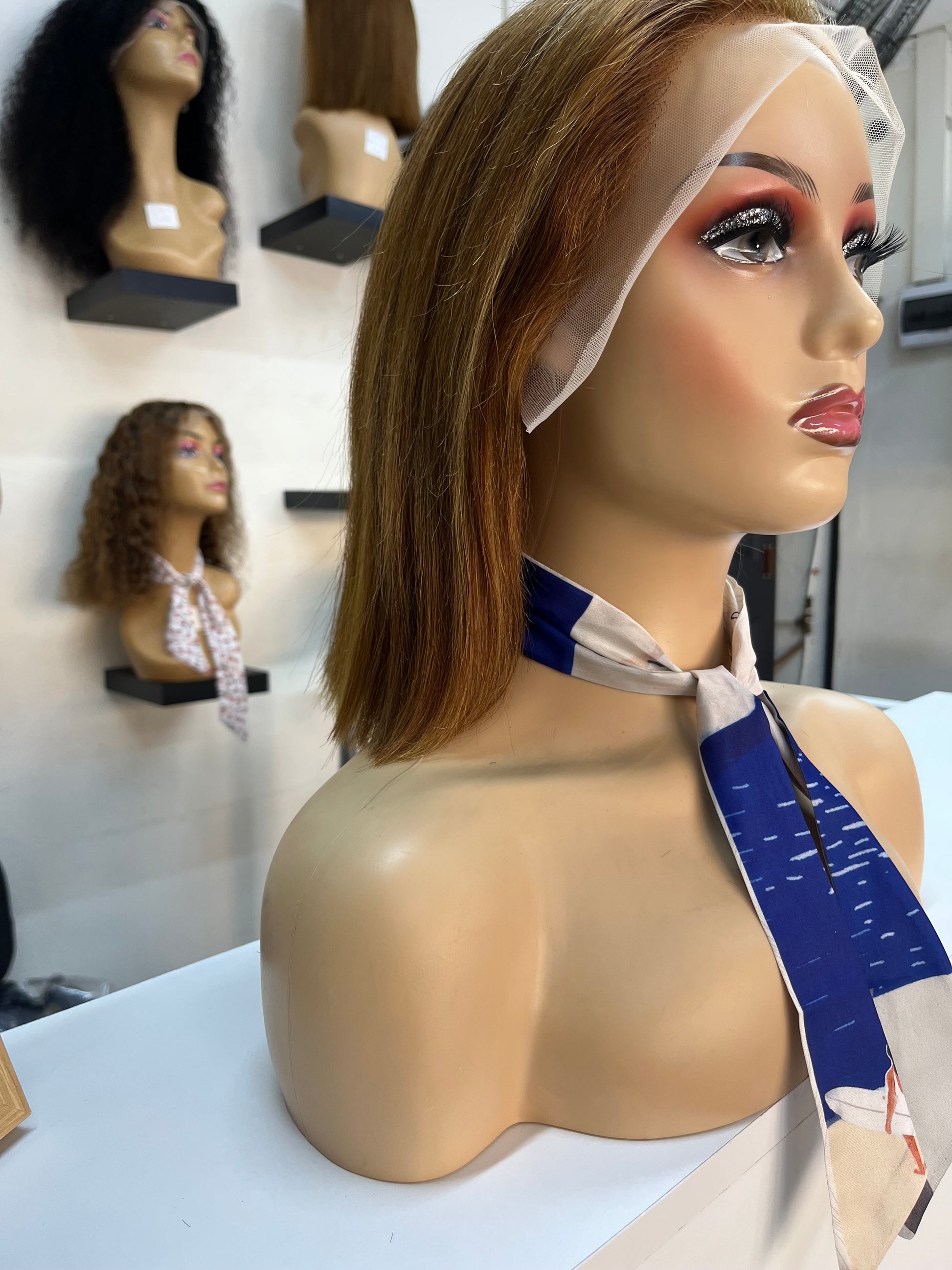 8” Piano Double Drawn Wig