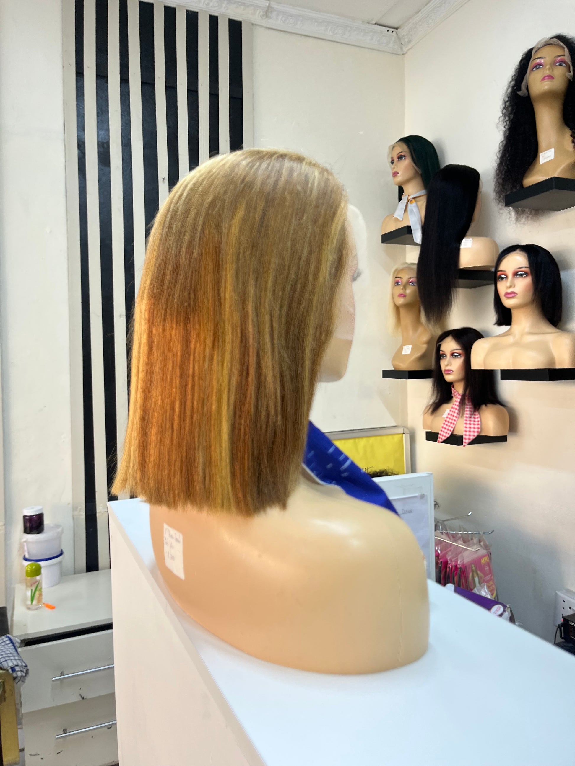 8” Piano Double Drawn Wig