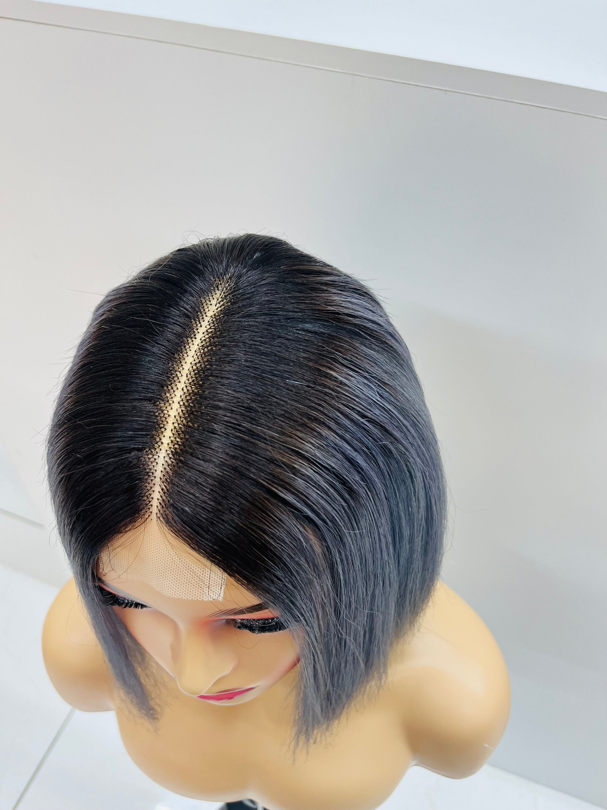 10” Vietnamese Grey Kim K Wig