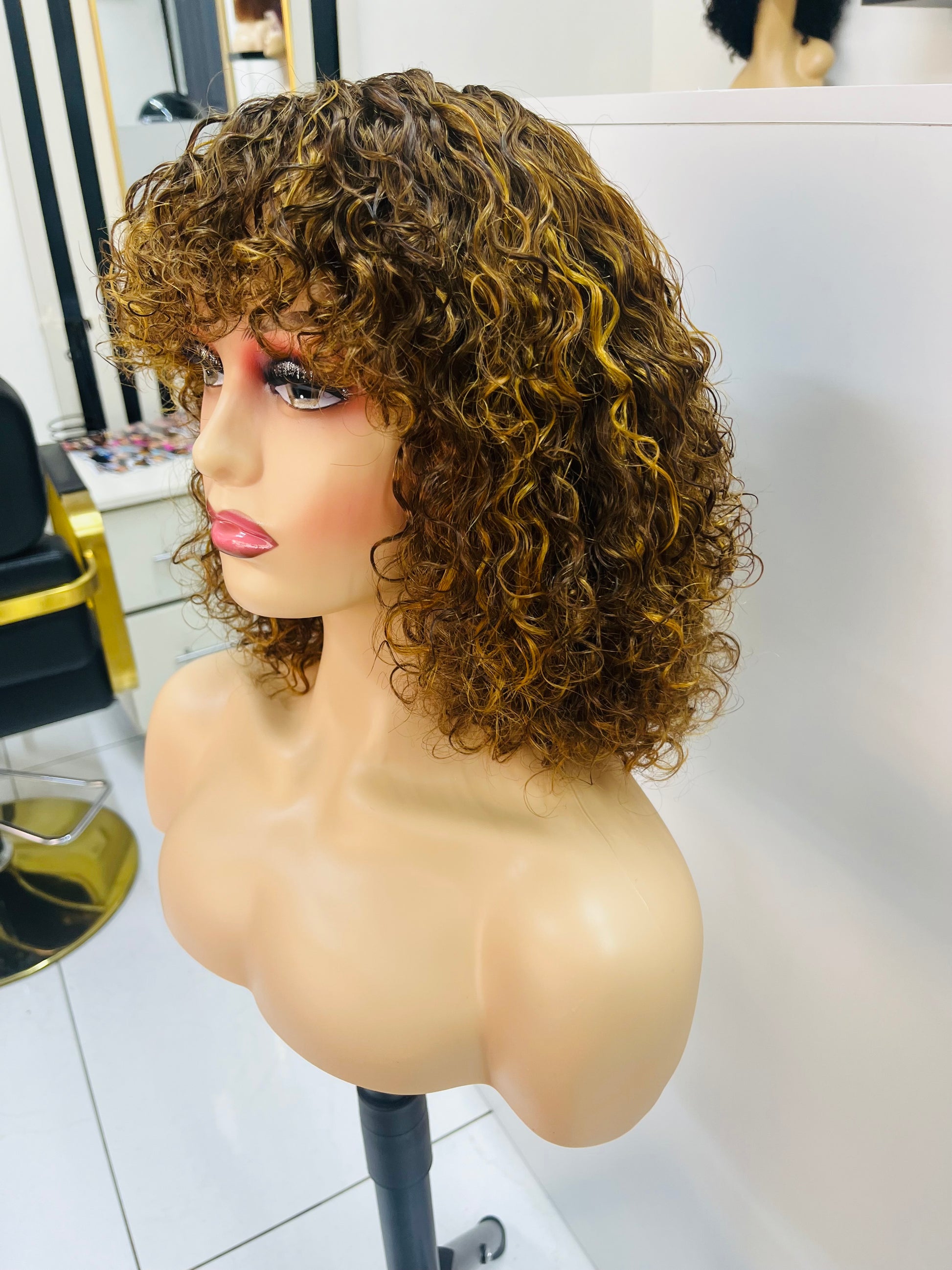 Fringe Water Wave Wig