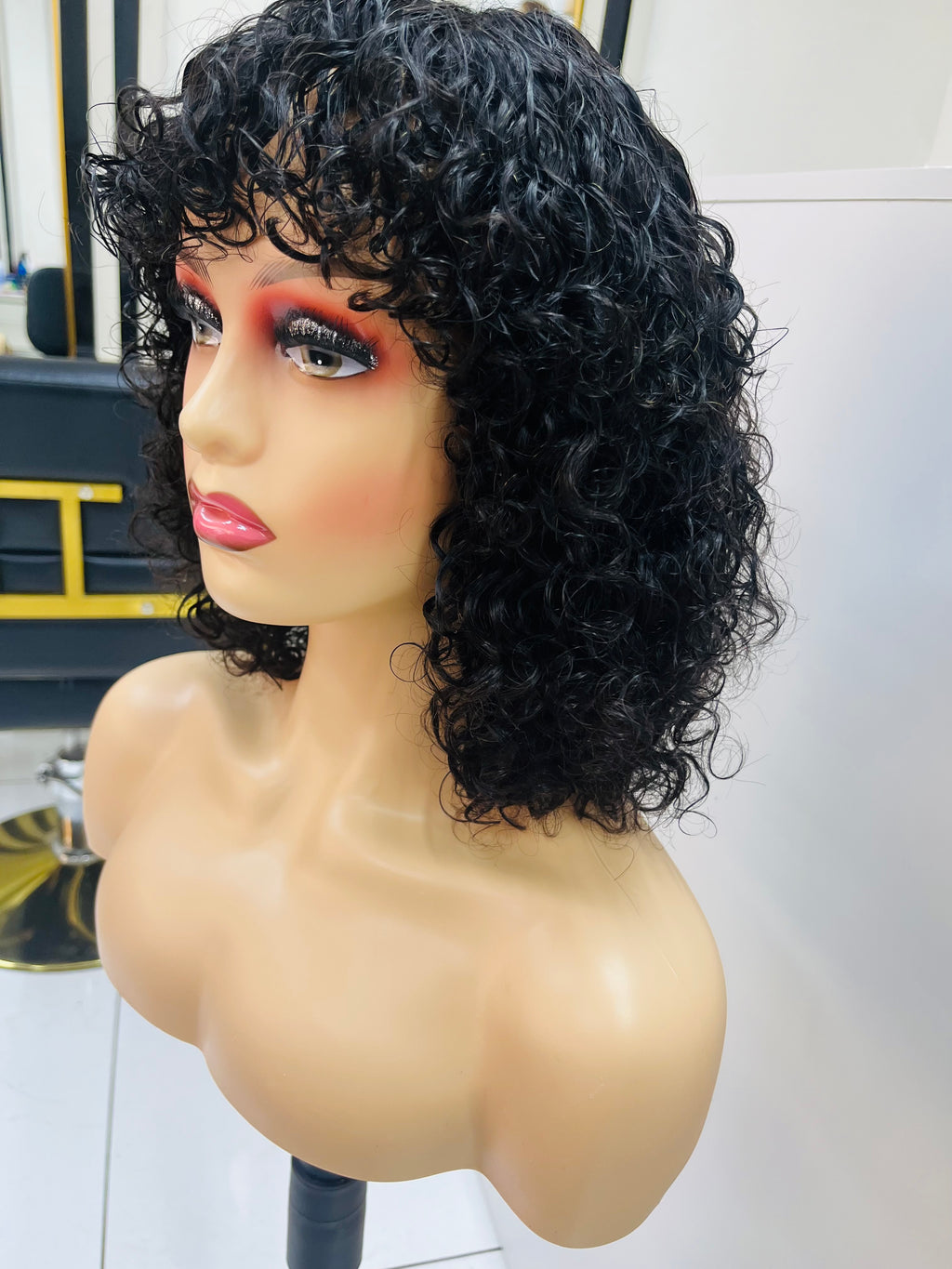 Fringe Water Wave Wig