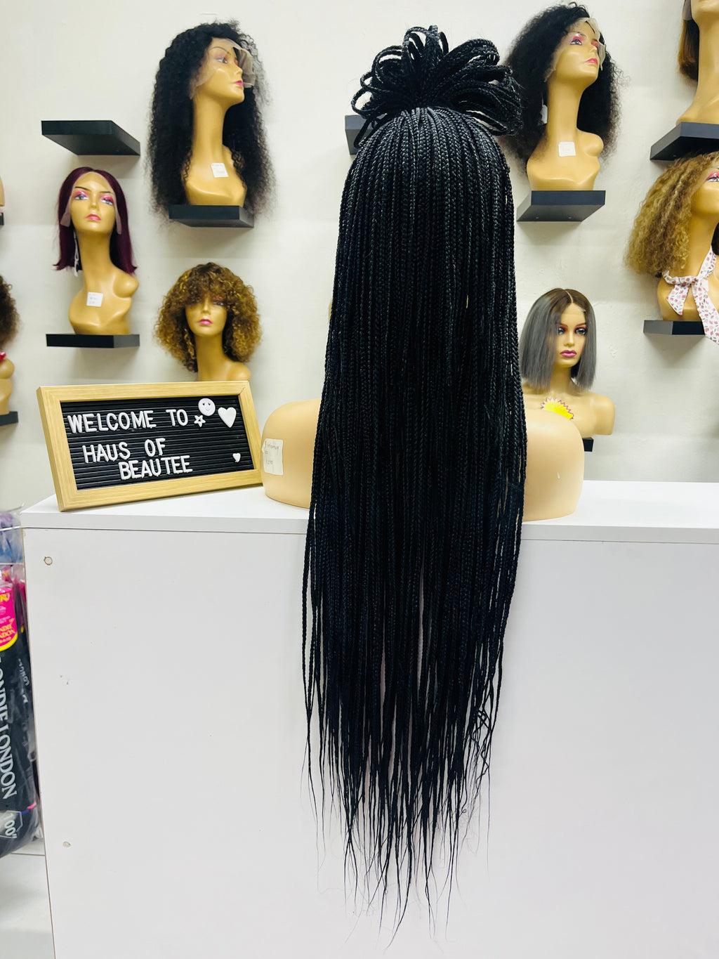 Full Frontal Braided Wig