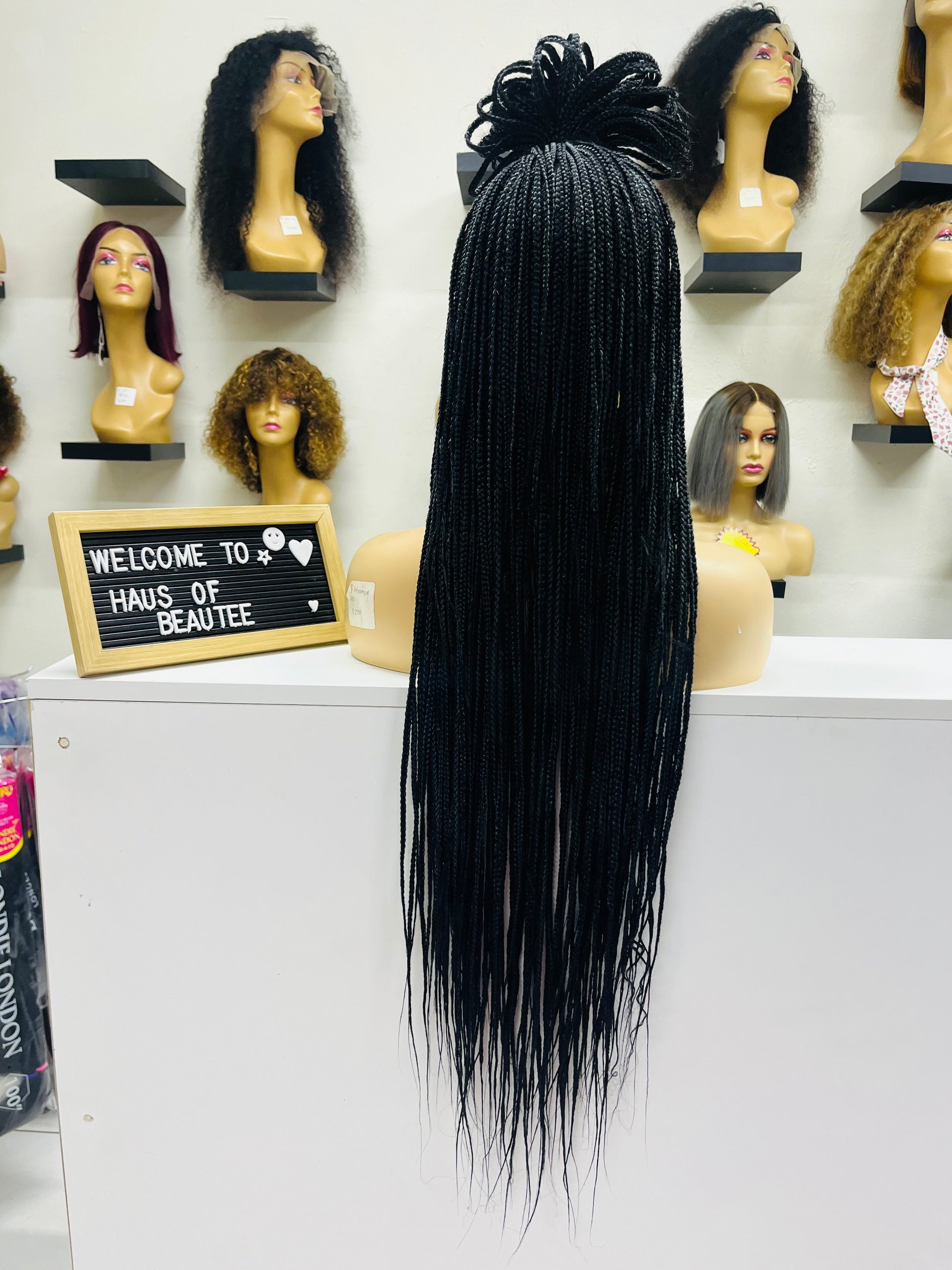 Full Frontal Braided Wig