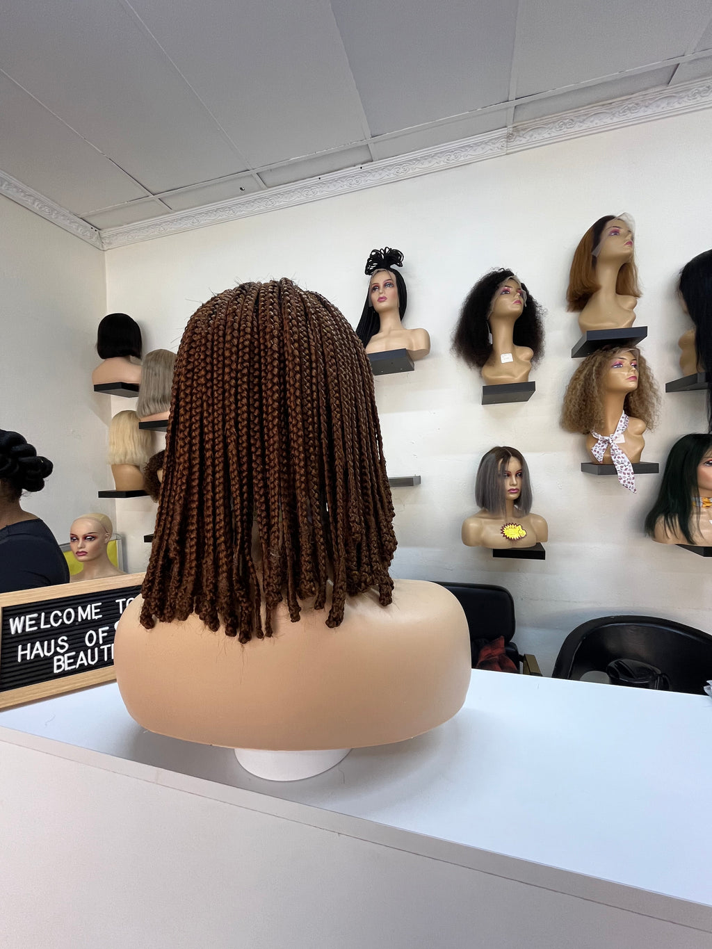 Short Braids 3 way Wig