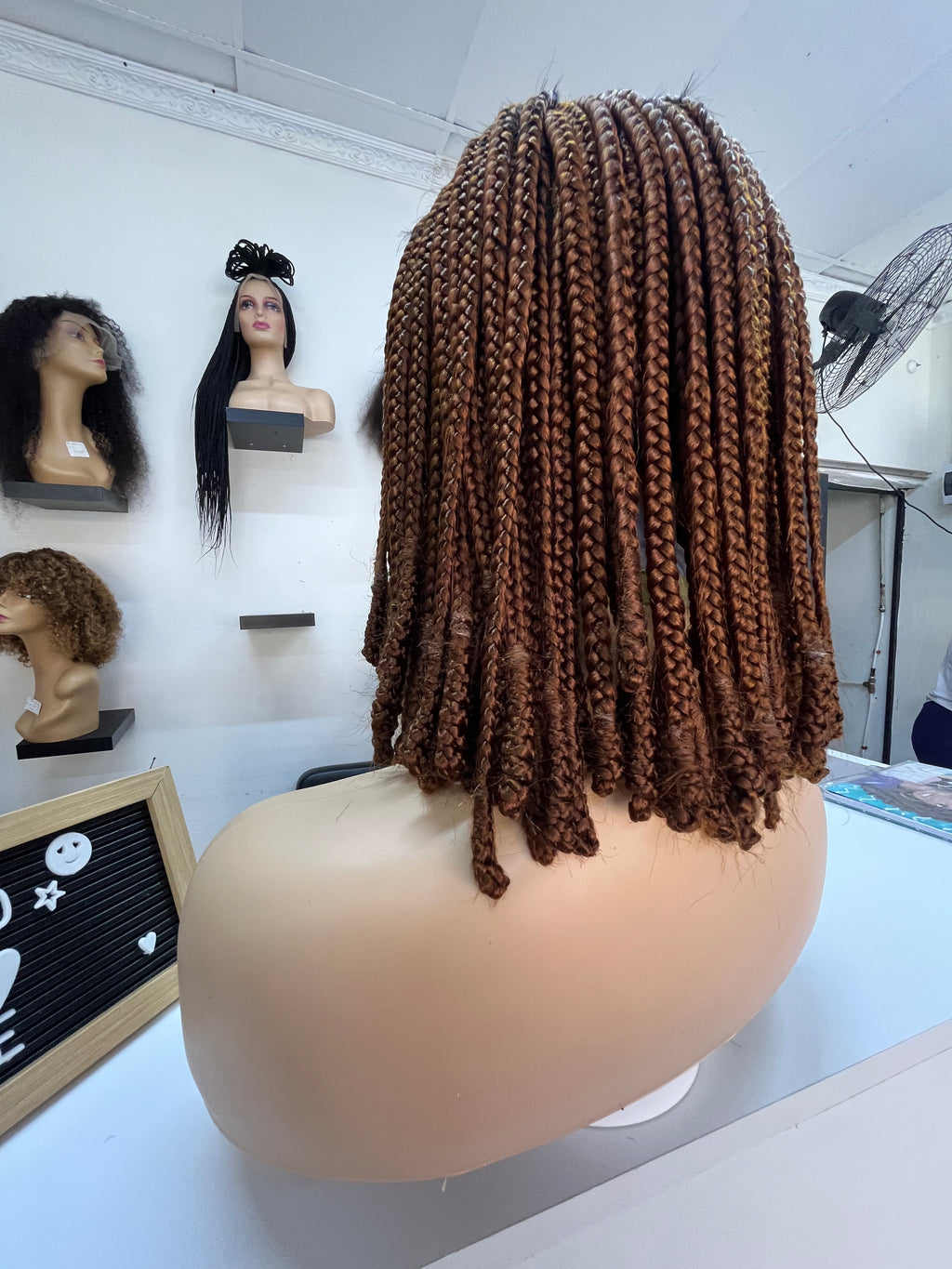 Short Braids 3 way Wig