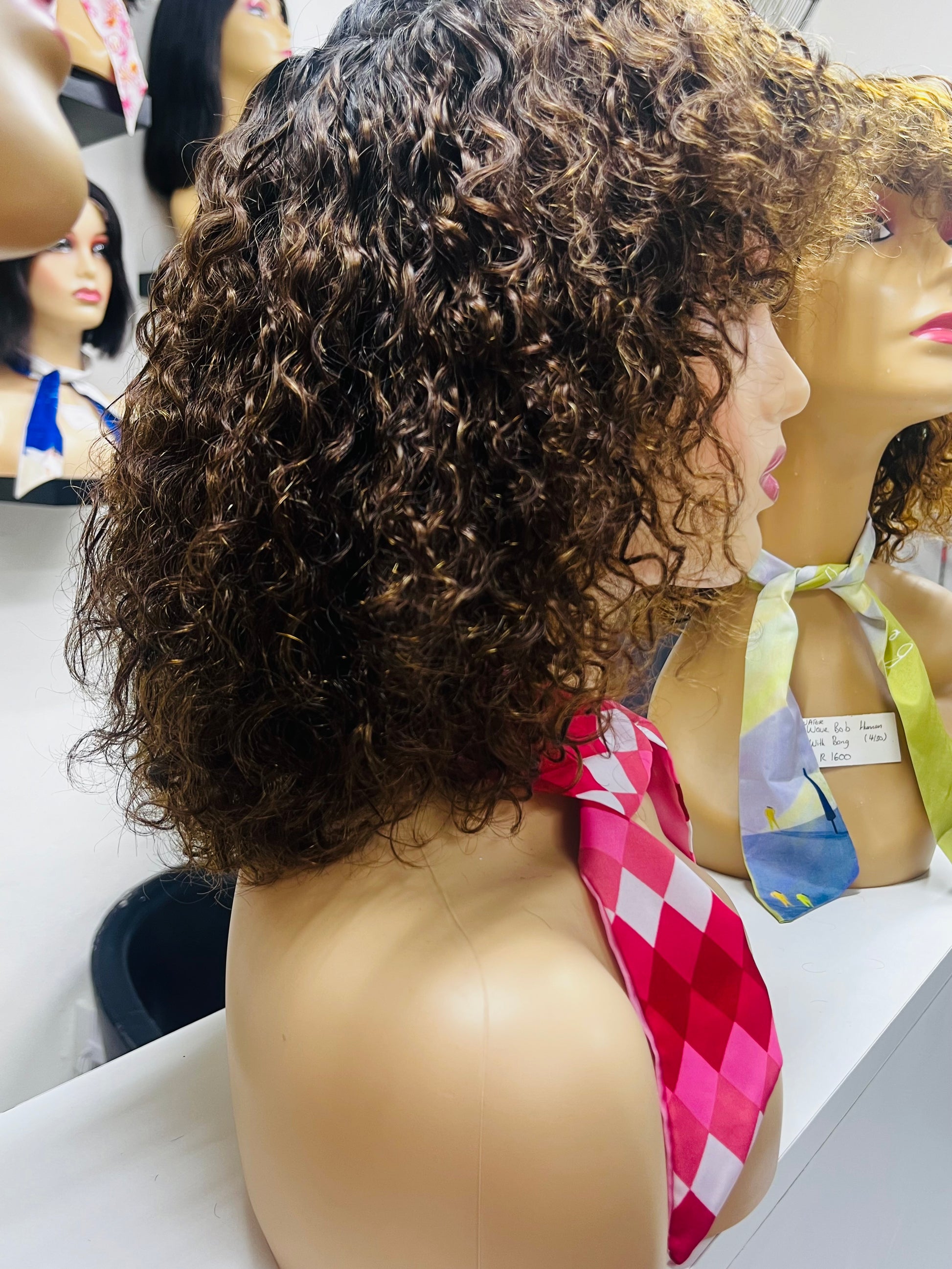 Fringe Water Wave Wig